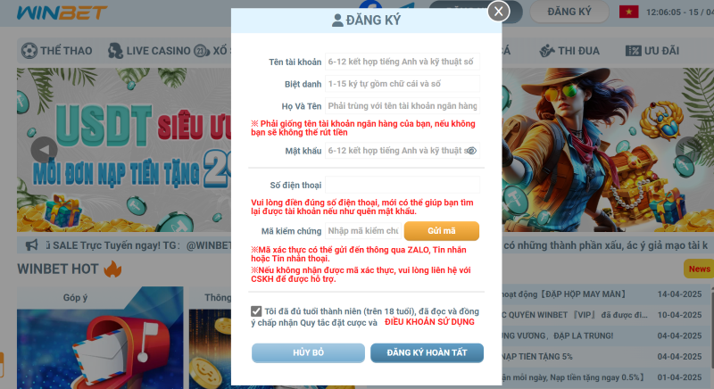 Trang chủ 25 cổng game Winbet