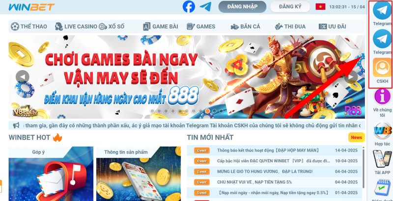 Trang chủ 24 nhà cái Winbet