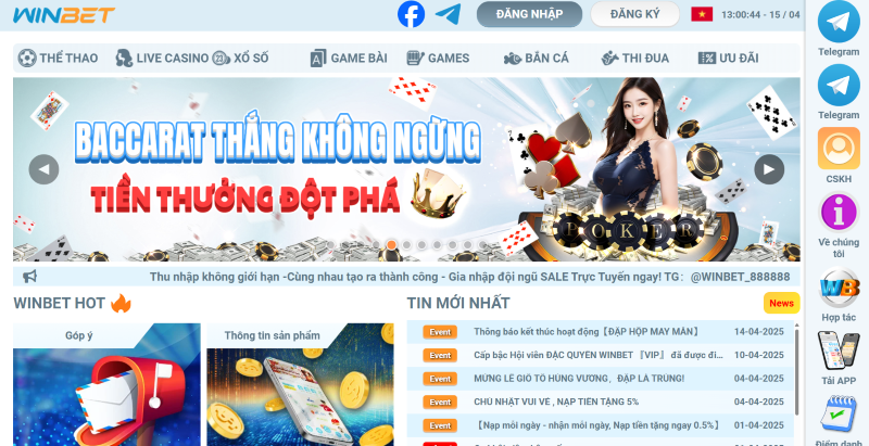 Trang chủ 22 nhà cái Winbet