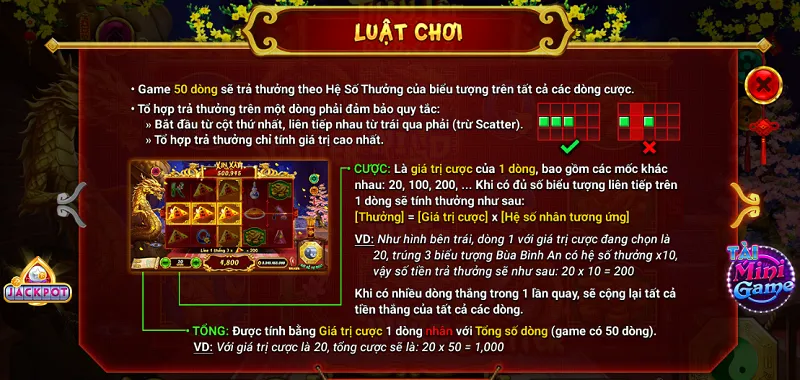 Nổ hũ Xin Xăm Winbet | Săn thưởng 50 dòng, Jackpot thần lộc 3 ổ hũ Xin Xăm Winbet